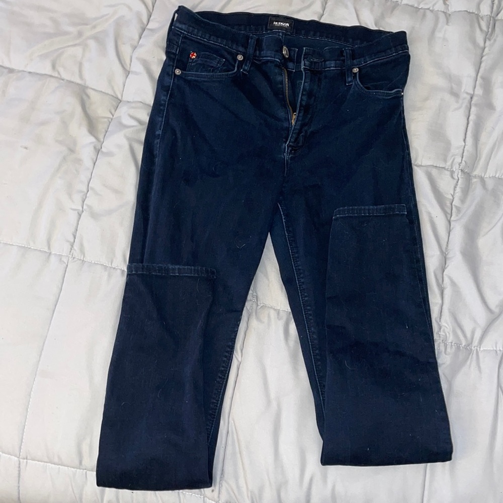 Hudson Dark Blue High Waisted Jeans